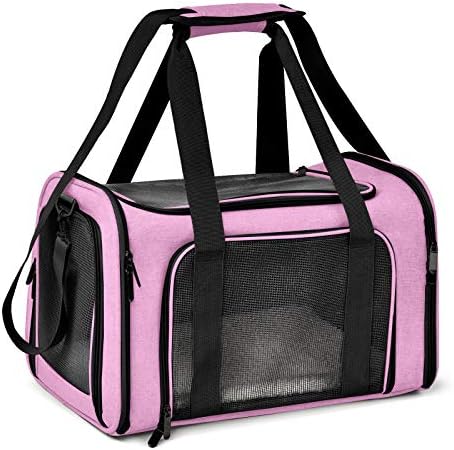 Henkelion Pet Carrier for Small Medium Cats Dogs Puppies up to 15 Lbs, TSA