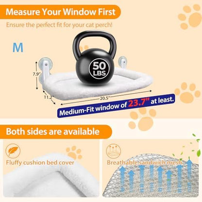 L&W BROS. 2PC Cat Heated Window Perches