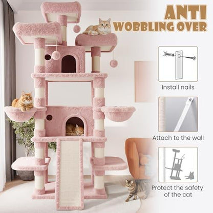 SHA CERLIN 81 Inches Extra Large Cat Tree