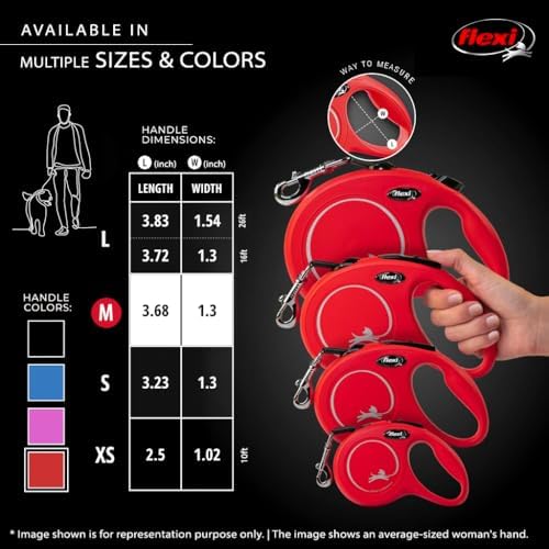 FLEXI® Classic Tape Retractable Dog Leash, 16 ft