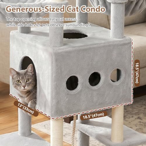 Gitelsnour Cat Tree, 78.7'' Tall Tower