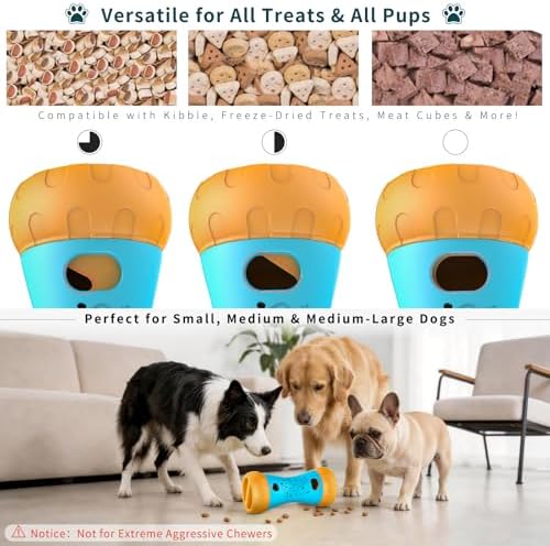 Treat Dispensing Dog Puzzle Toy, Interactive Dog Toys
