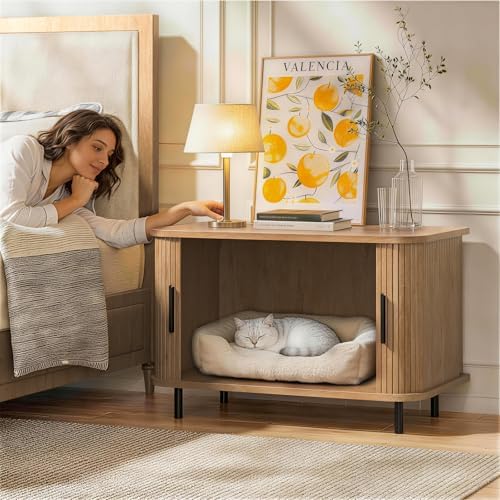 Halitaa Cat Litter Box Enclosurea