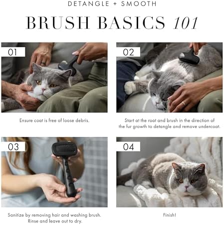 Tweezerman Slicker Brush for Pets-Grooming Brush