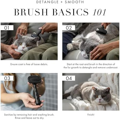 Tweezerman Slicker Brush for Pets-Grooming Brush