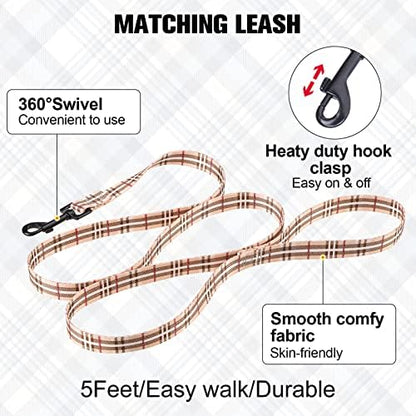BEAUTYZOO No Pull Dog Harness and Leash Set