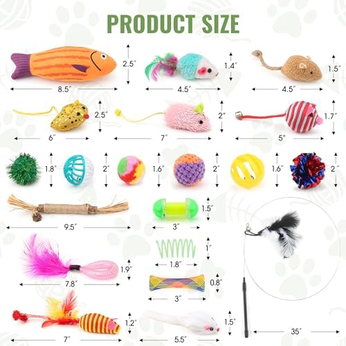 Fashion's Talk Cat Toys Variety Pack