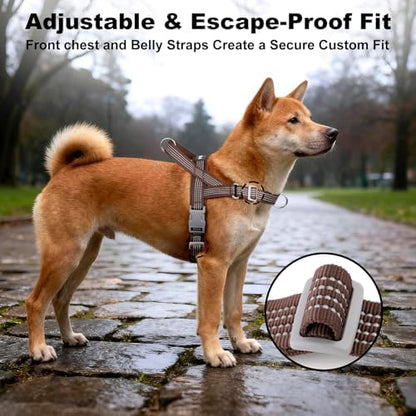 No Pull Dog Harness with Handle, Adjustable Soft Mesh Padded Vest