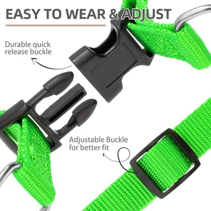 PUPTECK No Pull Dog Harness Soft Adjustable Basic Nylon Step in Puppy Vest