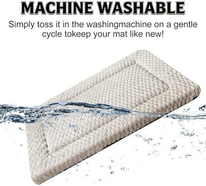 Dog Bed Mat - Reversible Dog Crate Bed Mats, Soft & Breathable Kennel Pad