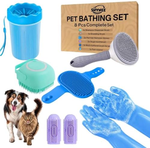 8PCs Premium Quality Grooming & Bath Supplies