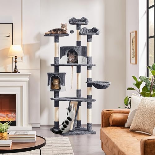 Yaheetech 79in Multi-Level Tall Cat Tree