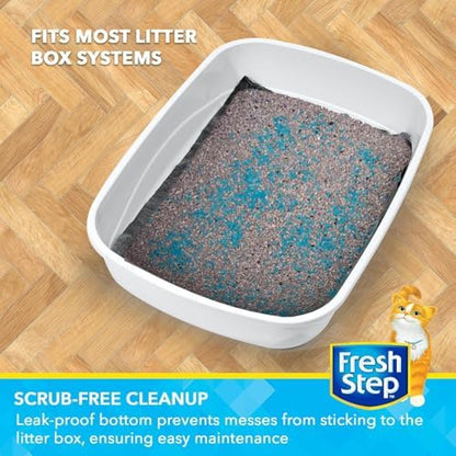 Fresh Step Charcoal Cat Litter Box Pads, Activated Carbon