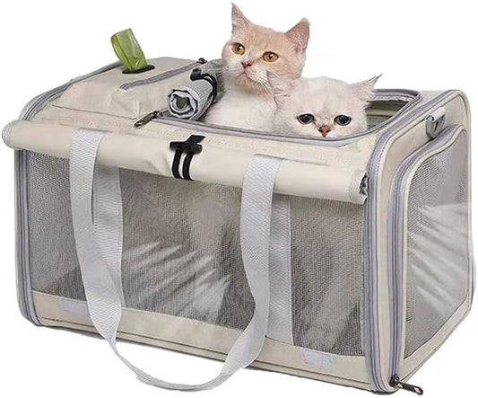 Pet Carrier Bag for Cats & Small Dogs, Airline Approved Travel Cat Carrier