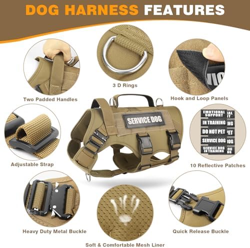 WINSEE Service Dog Vest Harness