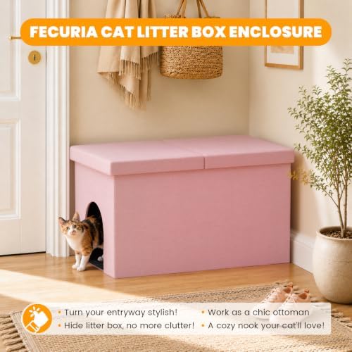 3-in-1 Cat Litter Box Enclosure