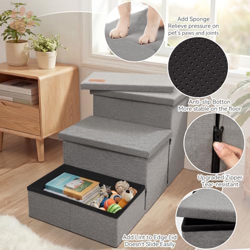 Zerbuger Dog Stairs with Storage