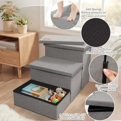 Zerbuger Dog Stairs with Storage