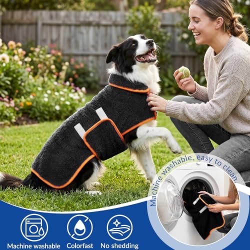 Bienbee Dog Bathrobe, Super Absorbent