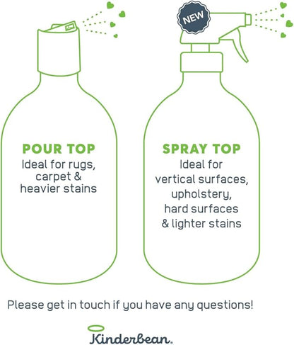Dog & Cat Urine Stain and Odor Eliminator for Carpet, Upholstery, Hard Floors - Single 32 oz., Grapefruit & Thyme Scent, Enzyme Bio-Active Formula with Squeeze and Spray Top