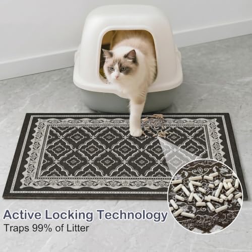 Glittme Cat Litter Mat