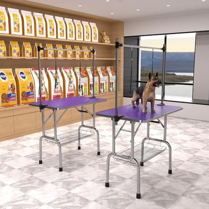 46" Dog Grooming Table Foldable Pet Grooming Tables