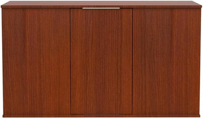 Pemberly Row Engineered Wood 75/90 Gallon Serene Cherry Upright Aquarium Stand