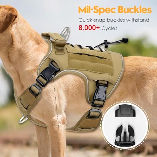 Heavy-Duty Tactical Dog Harness