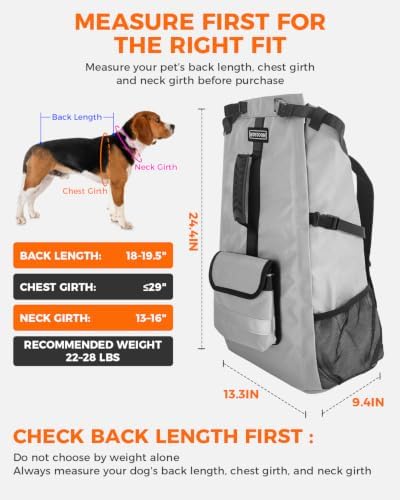 Waterproof Dog Backpack Carrier