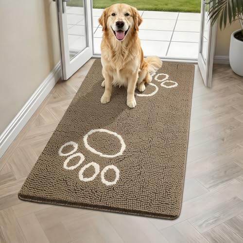 Bcoimo Super Absorbent Dog Door Mat