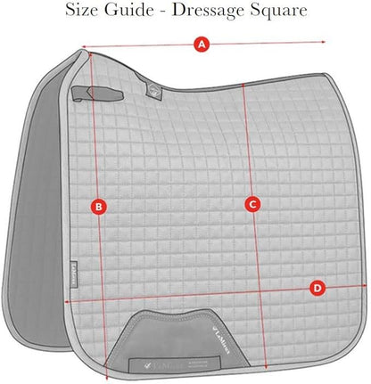 LeMieux Suede Dressage Square - English Saddle Pads for Horses - Equestrian Riding Equipment and Accessories
