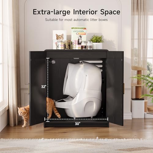 ONBRILL 35" Cat Litter Box Enclosure