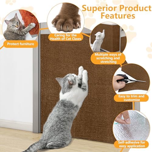 Cat Scratch Pad for Wall, Scratch Furniture Protector