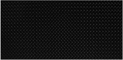 RESILIA Heavy Duty Garage Floor Runner & Protector Mat - Slip Resistant Diamond Plate PVC Mats - Water, Spill, & Stain Resistant, Black (4 feet x 8 feet), Made in The USA
