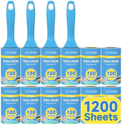 Swihauk 1200 Sheets Extra Sticky Lint Rollers