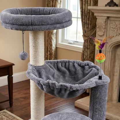 Multi-Level Cat Tree for Indoor Cats, Cat Tree Tower