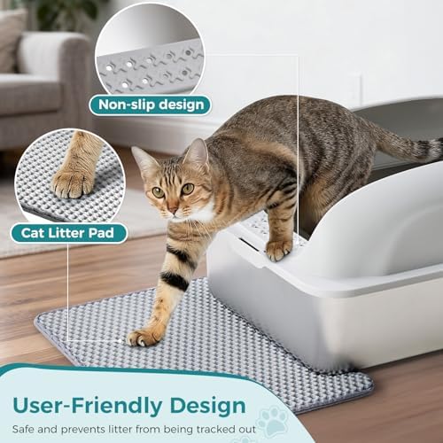 OLIXIS Stainless Steel Large Cat Litter Box