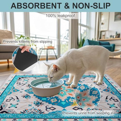 BEAUTYZOO Cat Litter Mat, Waterproof