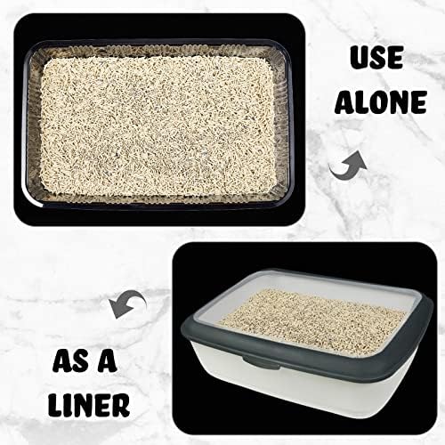 Tessco for you 30 Pack Disposable Litter Boxes for Cats