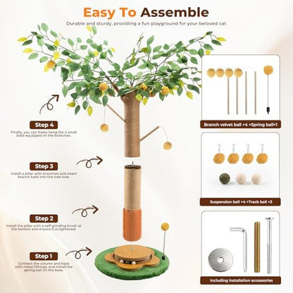 41" Tall Cat Scratching Post for Large Cats