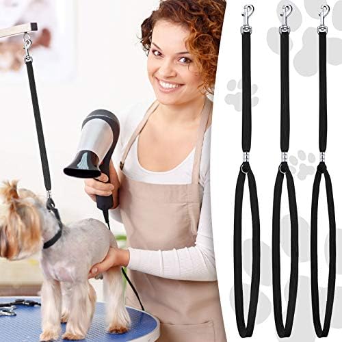 Boao 9 Pcs Pet Grooming Loop Adjustable Nylon Restraint