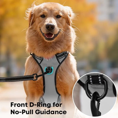 PoyPet No Pull Dog Harness Medium, Reflective Vest