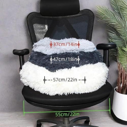 RICHRAIN Round Plush Cat Bed Insert Replacement Cat Tree Cushion