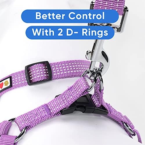 Pawtitas Reflective Step-in Dog Harness – Adjustable No-Pull Vest
