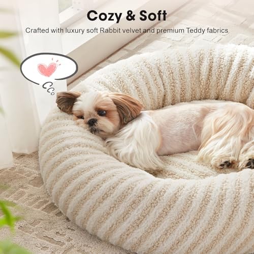 MIXJOY Dog Beds for Small Dogs, Washable Dog Bed