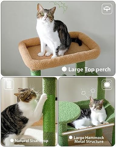 MUTTROS 56.3" Cactus Cat Tree