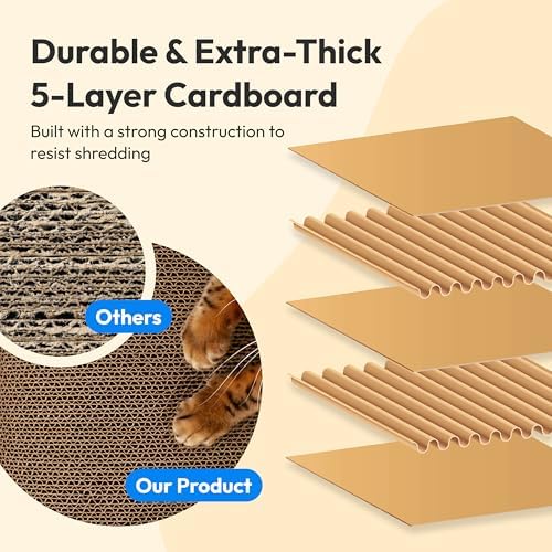 Cloud Lounge Cat Scratching Pad, Reversible Scratch Board
