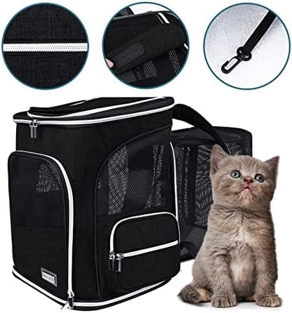 BAGLHER Expandable Pet Carrier Backpack，Pet Backpack