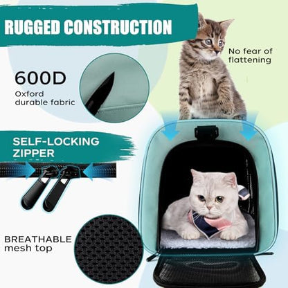 Cat, Dog Carrier for Small Medium Pet Carriers Up to15Lbs, Cats Carrier Soft-