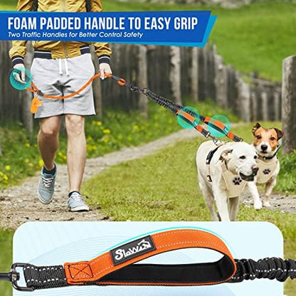SlowTon Double Leash for Two Dogs, No Tangle &